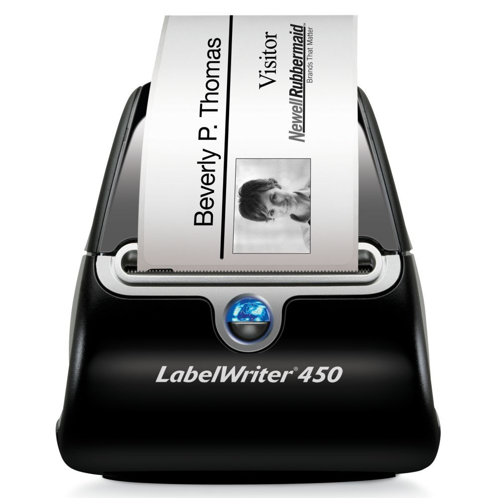 DYMO מדפסת מדגם DYMO LabelWriter 450 לעיצוב והדפסת מדבקות נייר לכל מטרה